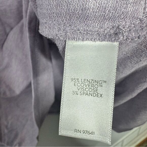 J. Jill lavender cowl neck sweatshirt size large - Picture 5 of 6